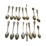 Lot of Sterling Silver Antique/Vintage Spoons - 295 grams total.
