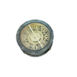 Antique Lifeboat Compass 11 1/2" diameter.