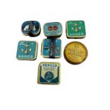 Lot of Antique Gramophone Needle Tins - Unolla-Anker-Herold etc.