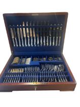 Mappin & Webb Sterling Silver Cutlery Set - 60 piece Canteen for 8 people.