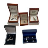 Lot of 5 items of Boxed Silver Jewellery - 3 x Hebridean Silver and 2 others.