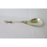 Antique Arts Crafts George Jensen Silver Spoon c 1925.