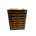 Vintage Table Top Haberdashery 7 Drawer Unit - 60cm tall - 45cm wide and 36cm deep.