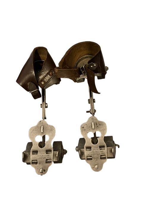 Boxed Pair of Antique Brampton Roller Skates with Keys. - Image 2 of 7