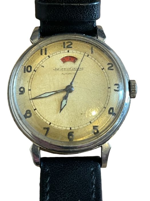 Vintage Jaeger Le Coultre Gents Stainless Steel Wristwatch - 35mm case - working condition. - Image 3 of 6