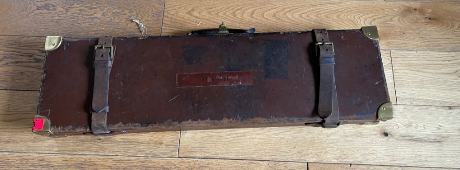 Antique John Dickson Gun Case - 30 3/4"x 9" x 3 1/4". - Image 11 of 11