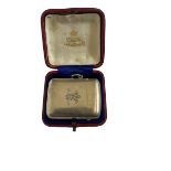 Alfred Clark New Bond St London Prince of Wales Feathers Cypher Boxed Vesta Case.