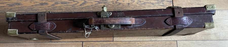 Antique John Dickson Gun Case - 30 3/4"x 9" x 3 1/4". - Image 3 of 11