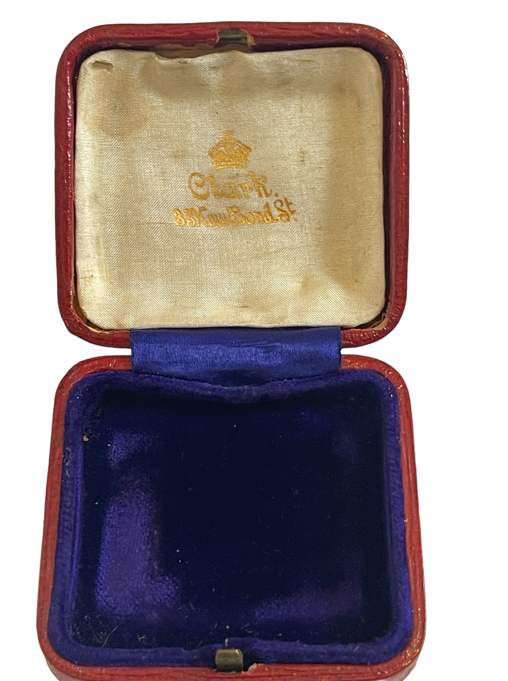 Alfred Clark New Bond St London Prince of Wales Feathers Cypher Boxed Vesta Case. - Image 3 of 13
