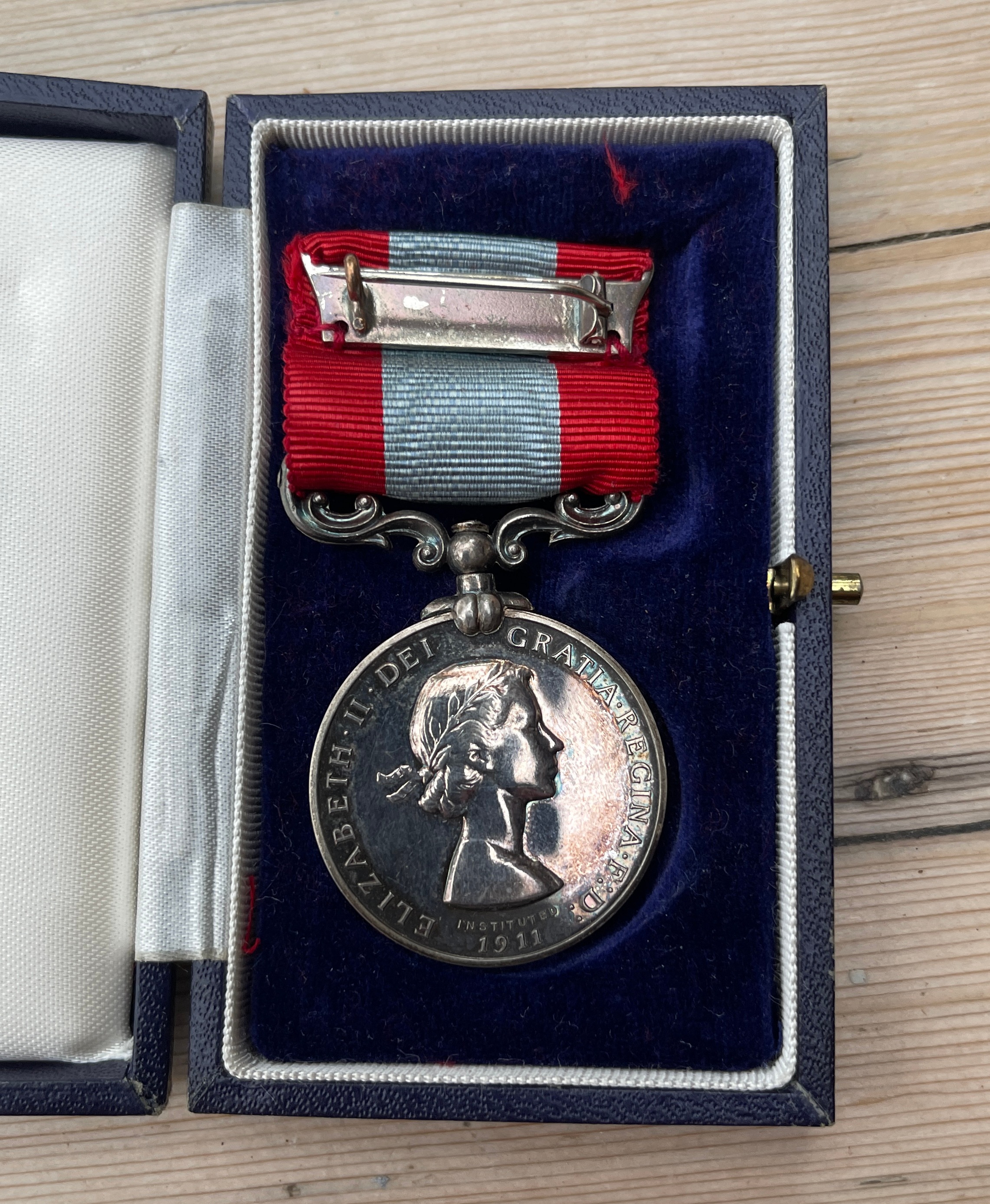 Boxed Life Saving Corps Long Service Medal to a: DAVID LOGAN. - Image 3 of 4