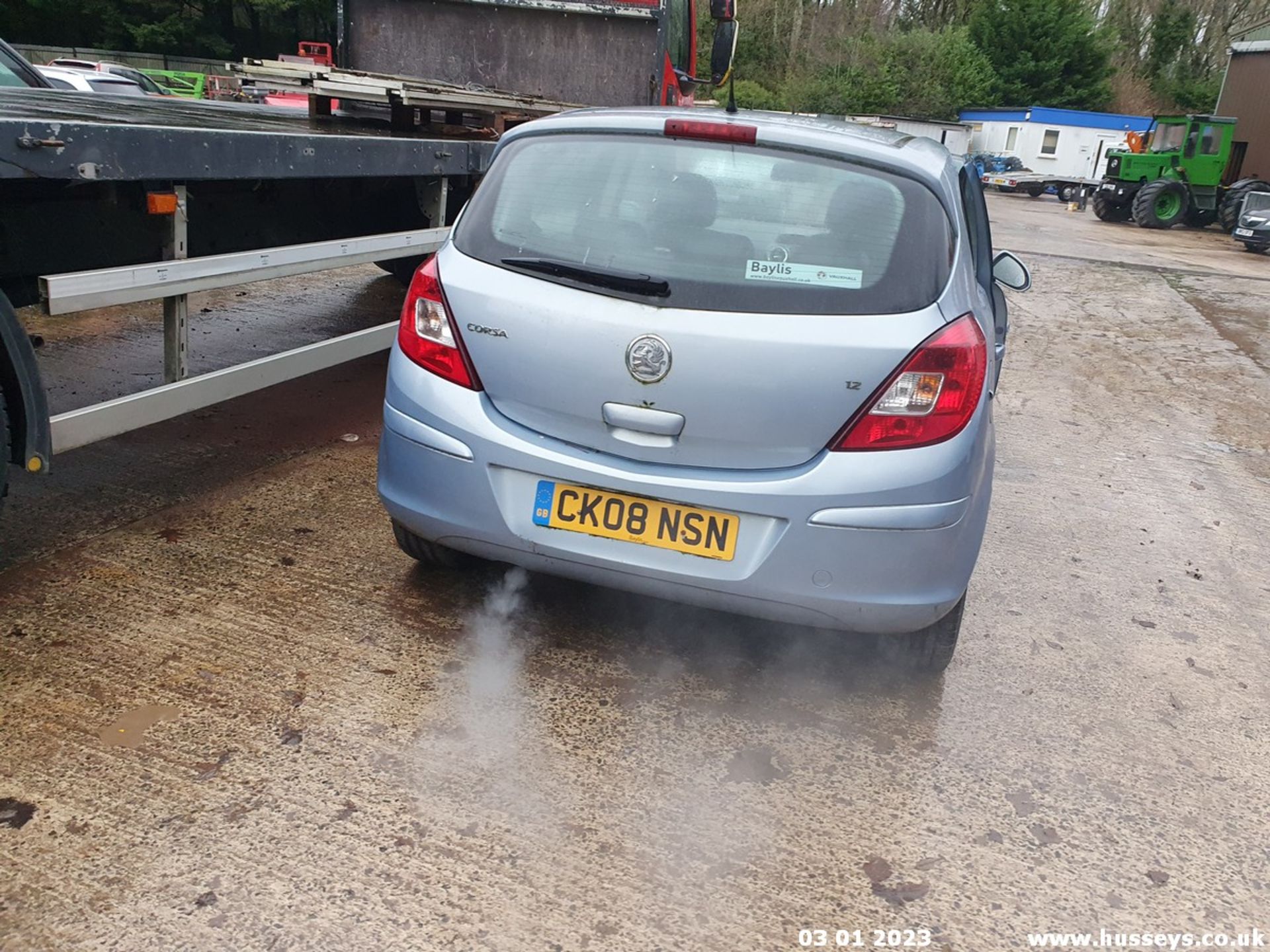 08/08 VAUXHALL CORSA DESIGN - 1229cc 5dr Hatchback (Blue, 57k) - Image 14 of 20