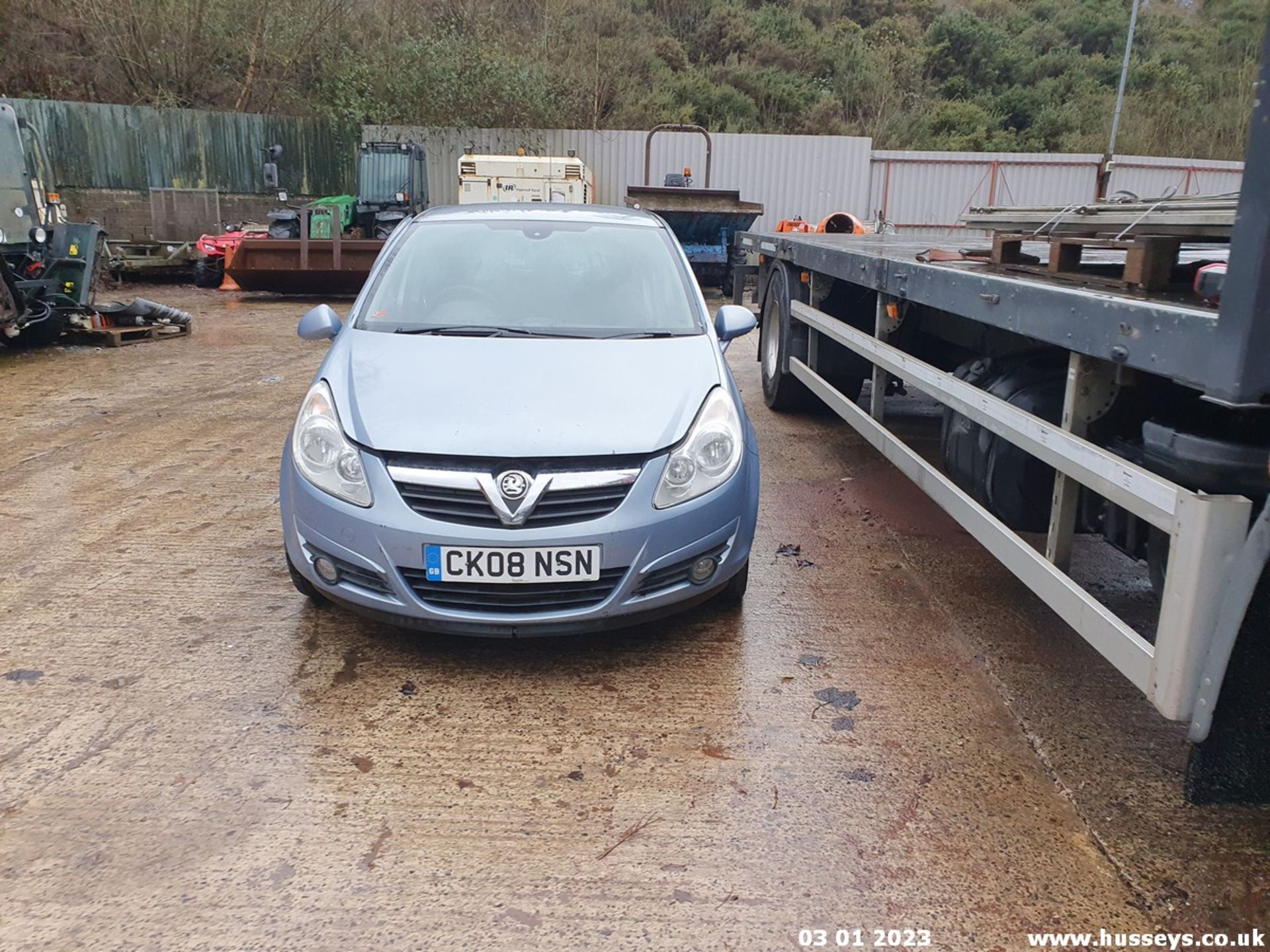 08/08 VAUXHALL CORSA DESIGN - 1229cc 5dr Hatchback (Blue, 57k) - Image 6 of 20