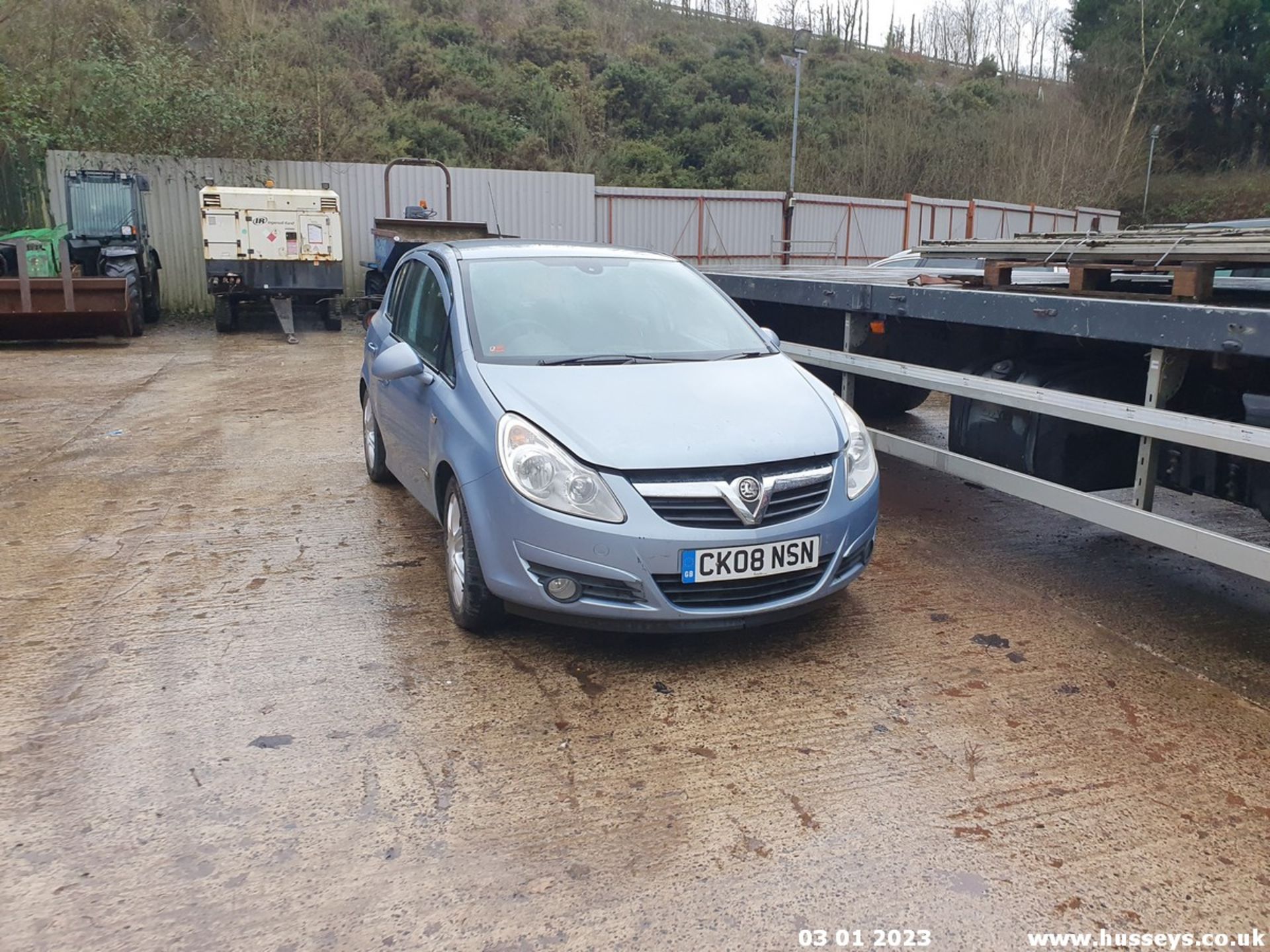 08/08 VAUXHALL CORSA DESIGN - 1229cc 5dr Hatchback (Blue, 57k) - Image 4 of 20