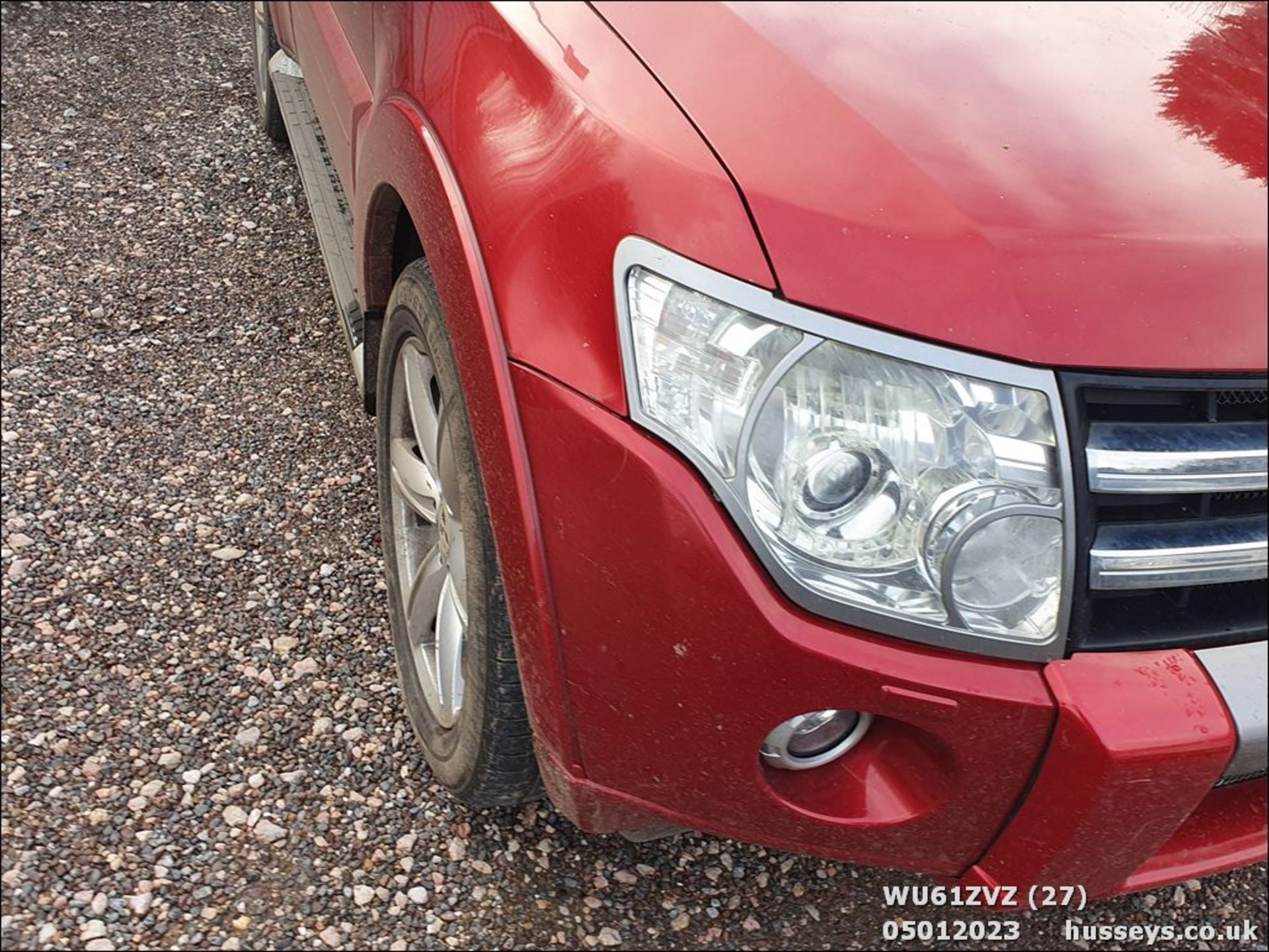 11/61 MITSUBISHI SHOGUN DIAMOND DI-D LWB A - 3200cc 5dr Estate (Red, 161k) - Image 27 of 41