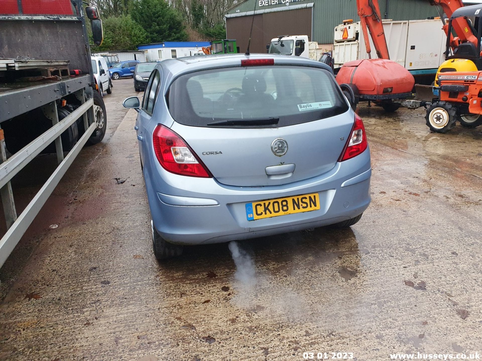 08/08 VAUXHALL CORSA DESIGN - 1229cc 5dr Hatchback (Blue, 57k) - Image 16 of 20