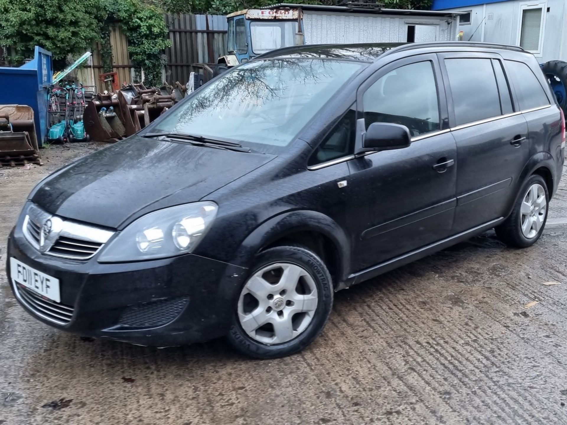 11/11 VAUXHALL ZAFIRA EXCLUSIV CDTI EFLX - 1686cc 5dr MPV (Black, 261k)