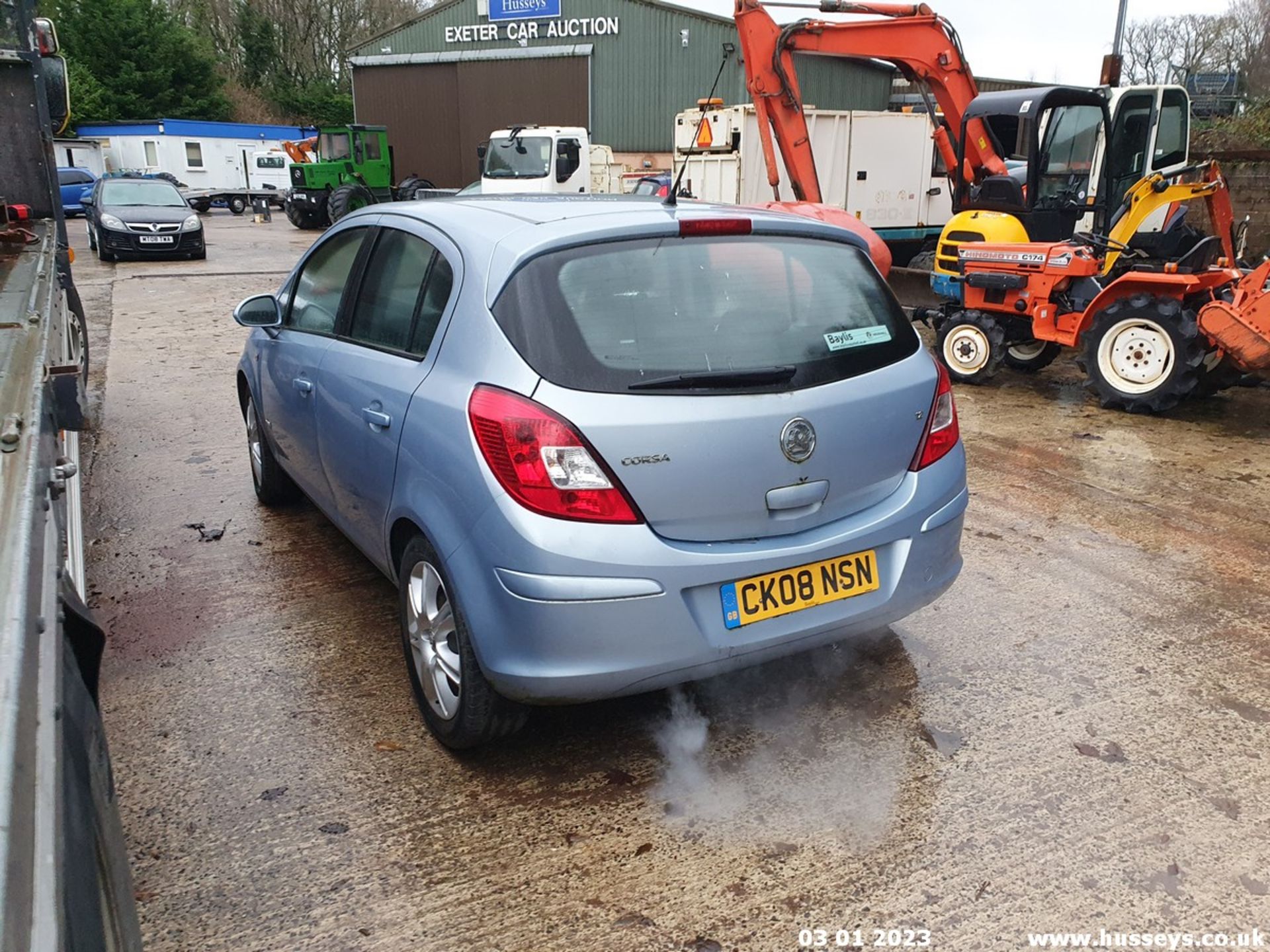 08/08 VAUXHALL CORSA DESIGN - 1229cc 5dr Hatchback (Blue, 57k) - Image 17 of 20