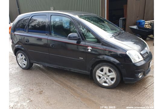 10/59 VAUXHALL MERIVA DESIGN 16V T-PORT - 1364cc 5dr MPV (Black) - Image 1 of 39