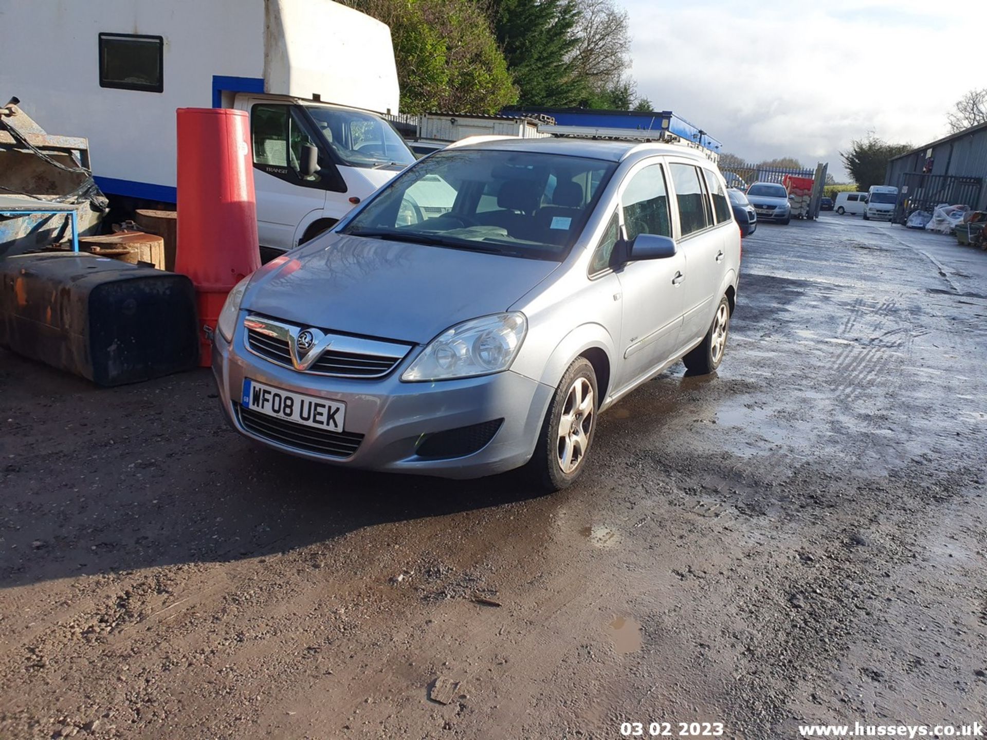 08/08 VAUXHALL ZAFIRA BREEZE - 1598cc 5dr MPV (Silver, 162k) - Image 11 of 44