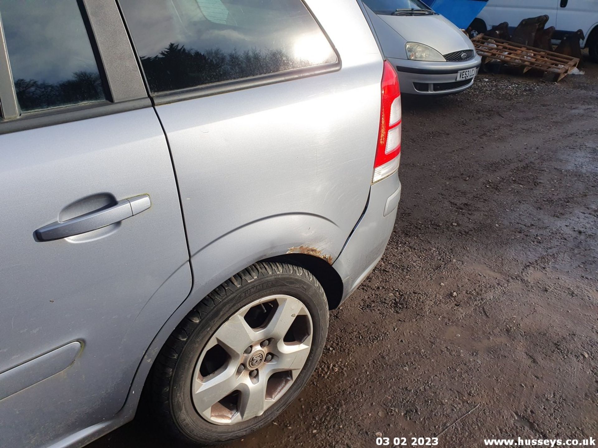 08/08 VAUXHALL ZAFIRA BREEZE - 1598cc 5dr MPV (Silver, 162k) - Image 36 of 44