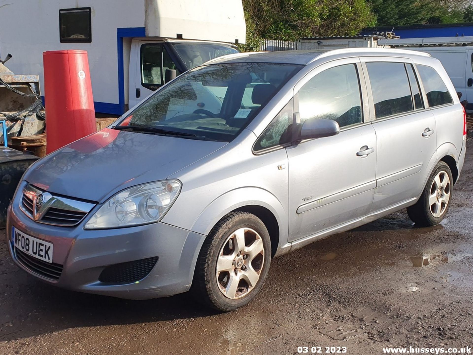 08/08 VAUXHALL ZAFIRA BREEZE - 1598cc 5dr MPV (Silver, 162k)