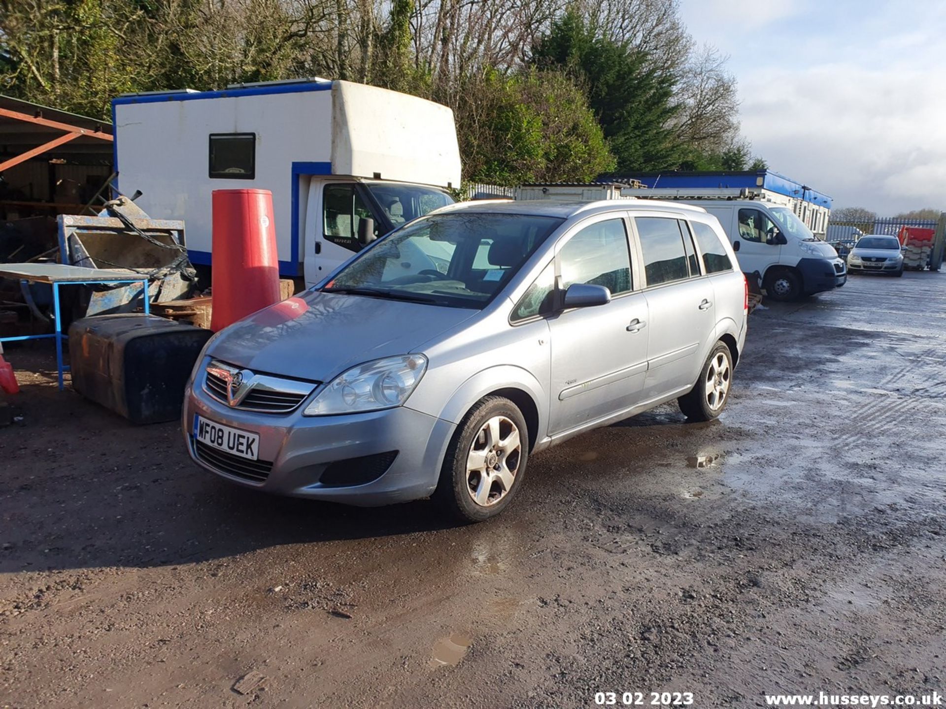 08/08 VAUXHALL ZAFIRA BREEZE - 1598cc 5dr MPV (Silver, 162k) - Image 10 of 44