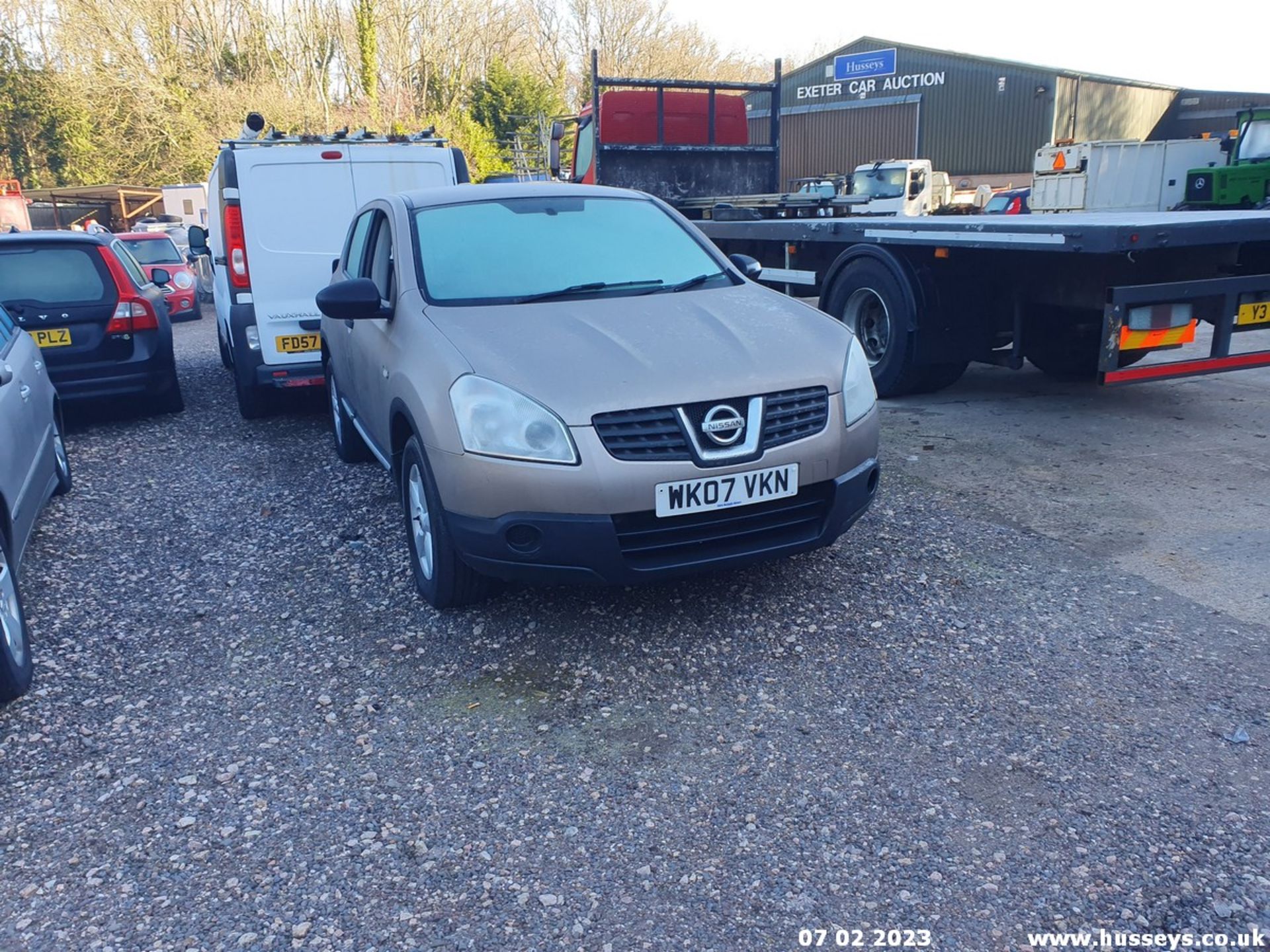 07/07 NISSAN QASHQAI VISIA DCI 2WD - 1461cc 5dr Hatchback (Beige, 117k) - Image 4 of 27