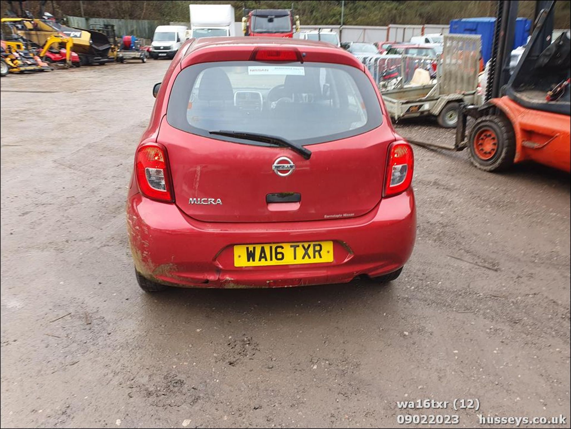 16/16 NISSAN MICRA VISIA - 1198cc 5dr Hatchback (Red, 18k) - Image 13 of 52