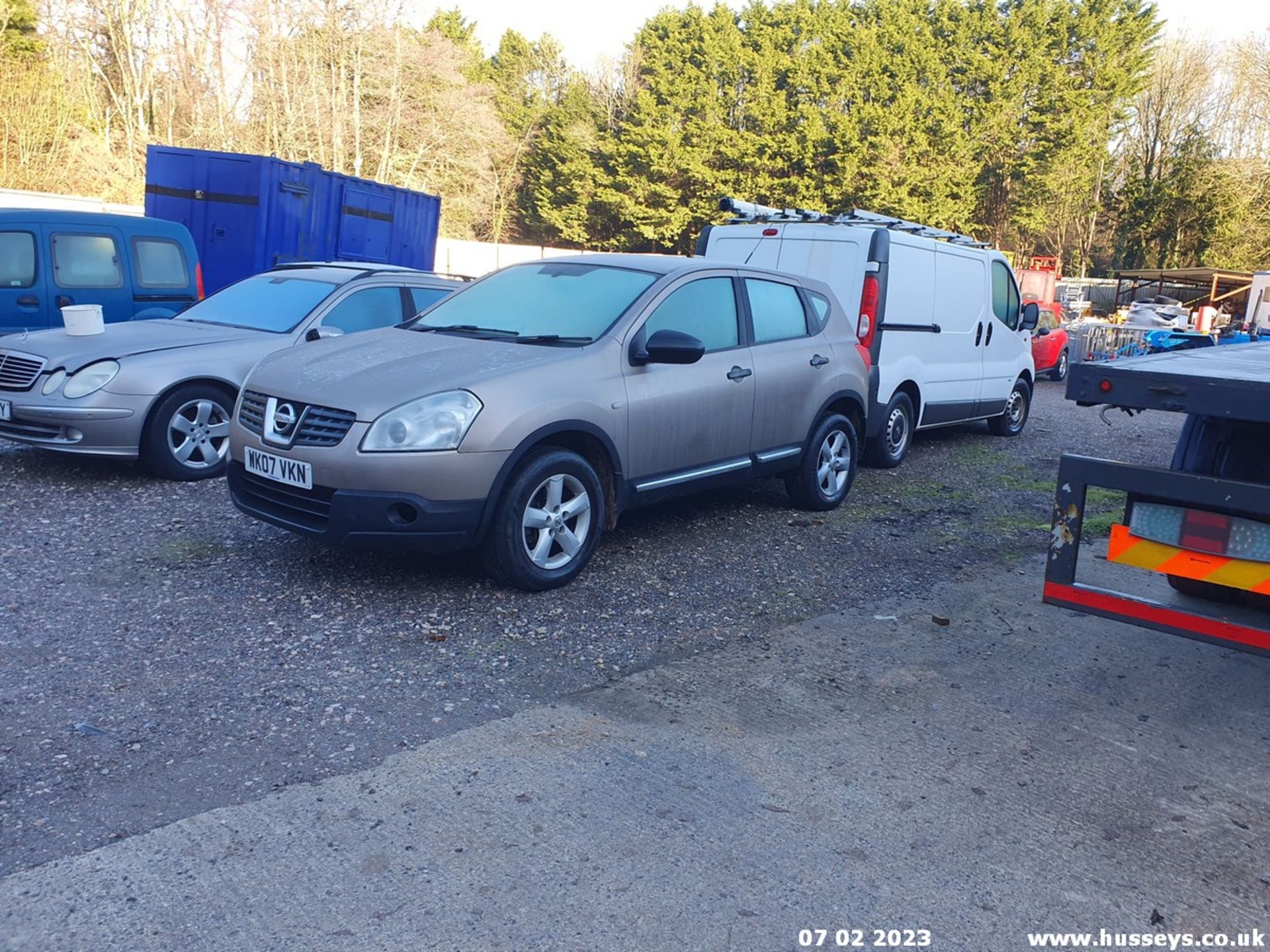 07/07 NISSAN QASHQAI VISIA DCI 2WD - 1461cc 5dr Hatchback (Beige, 117k) - Image 10 of 27