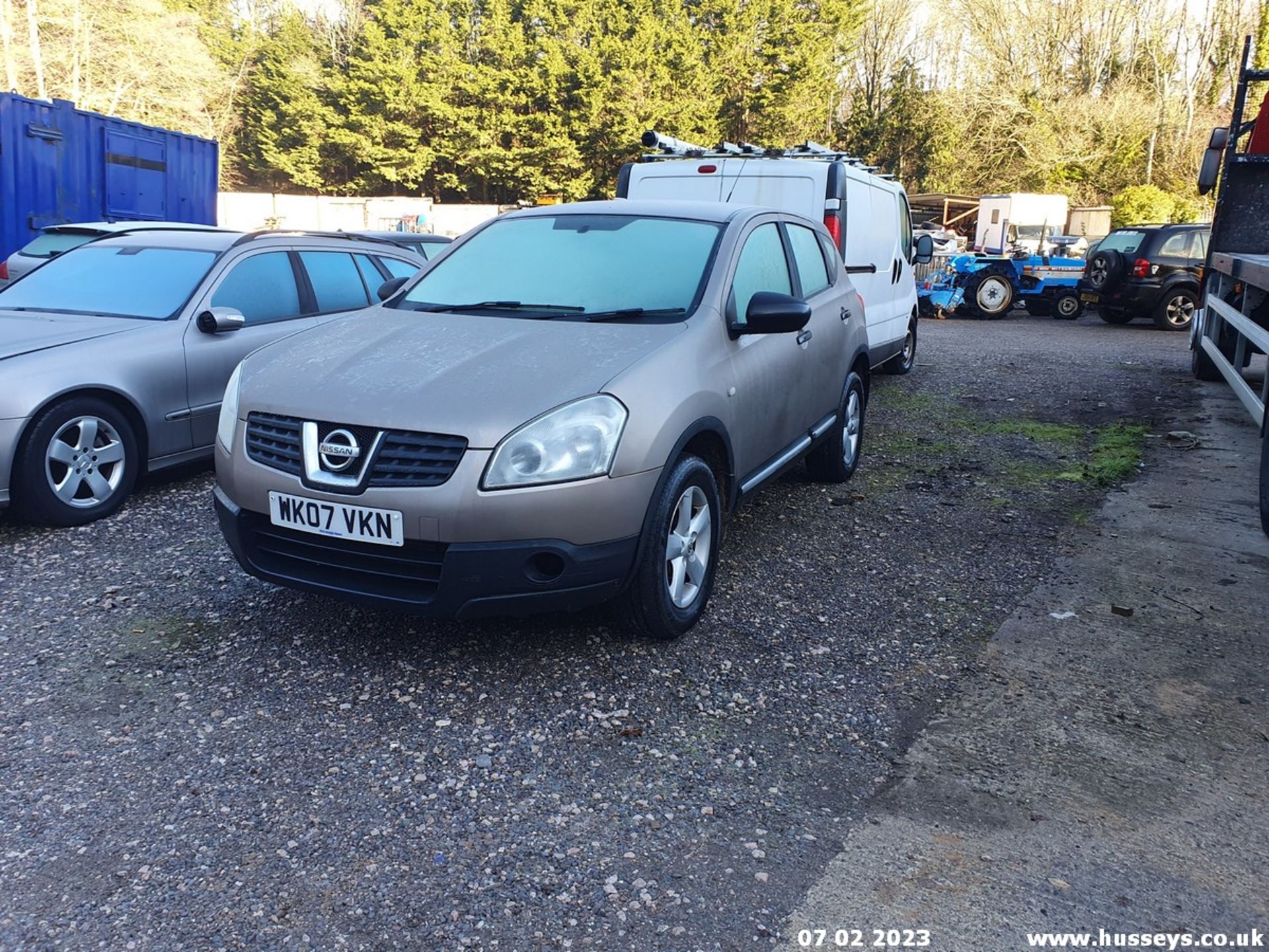 07/07 NISSAN QASHQAI VISIA DCI 2WD - 1461cc 5dr Hatchback (Beige, 117k) - Image 8 of 27