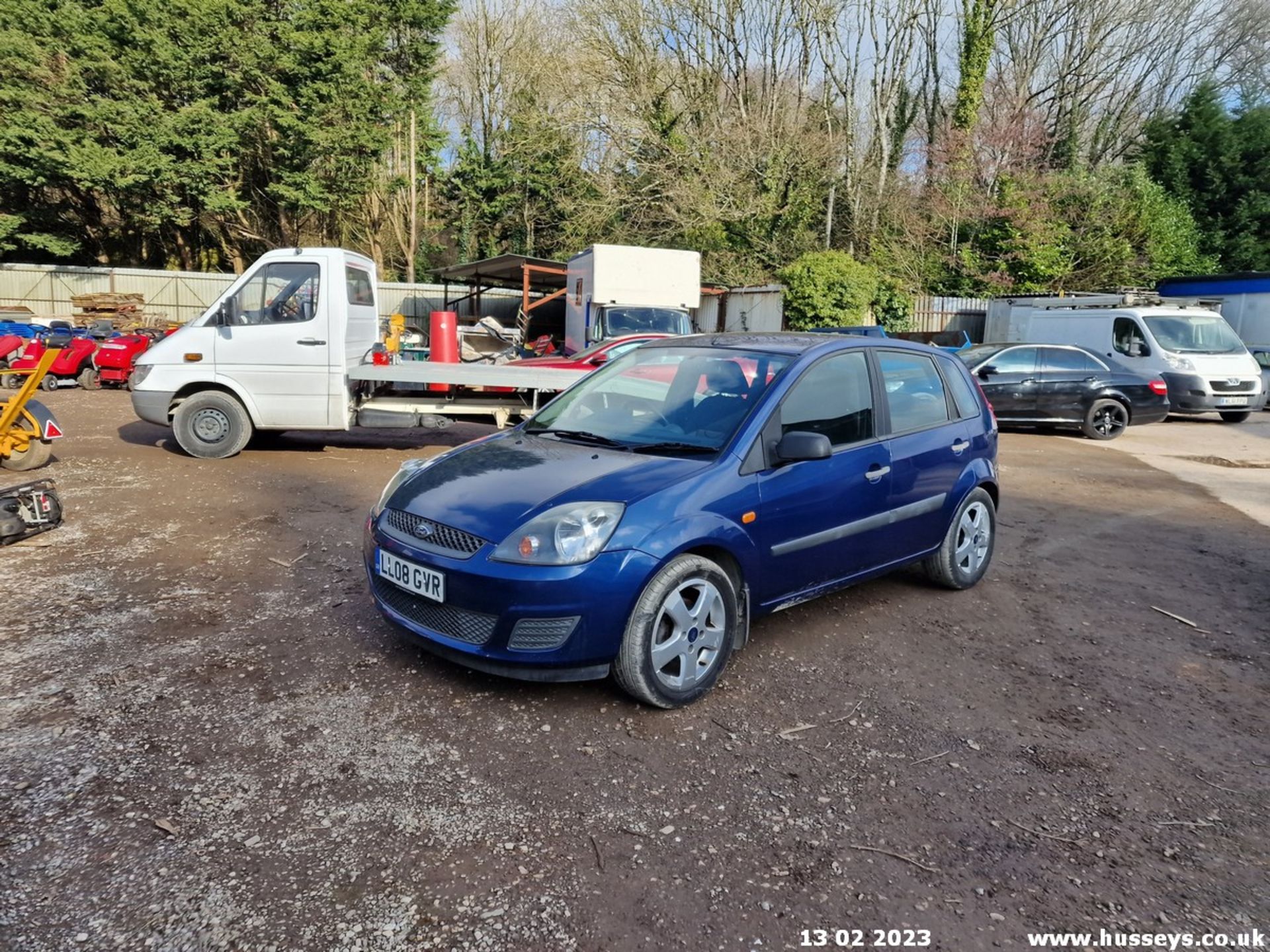 08/08 FORD FIESTA STYLE CLIMATE D - 1399cc 5dr Hatchback (Blue, 82k) - Image 8 of 29