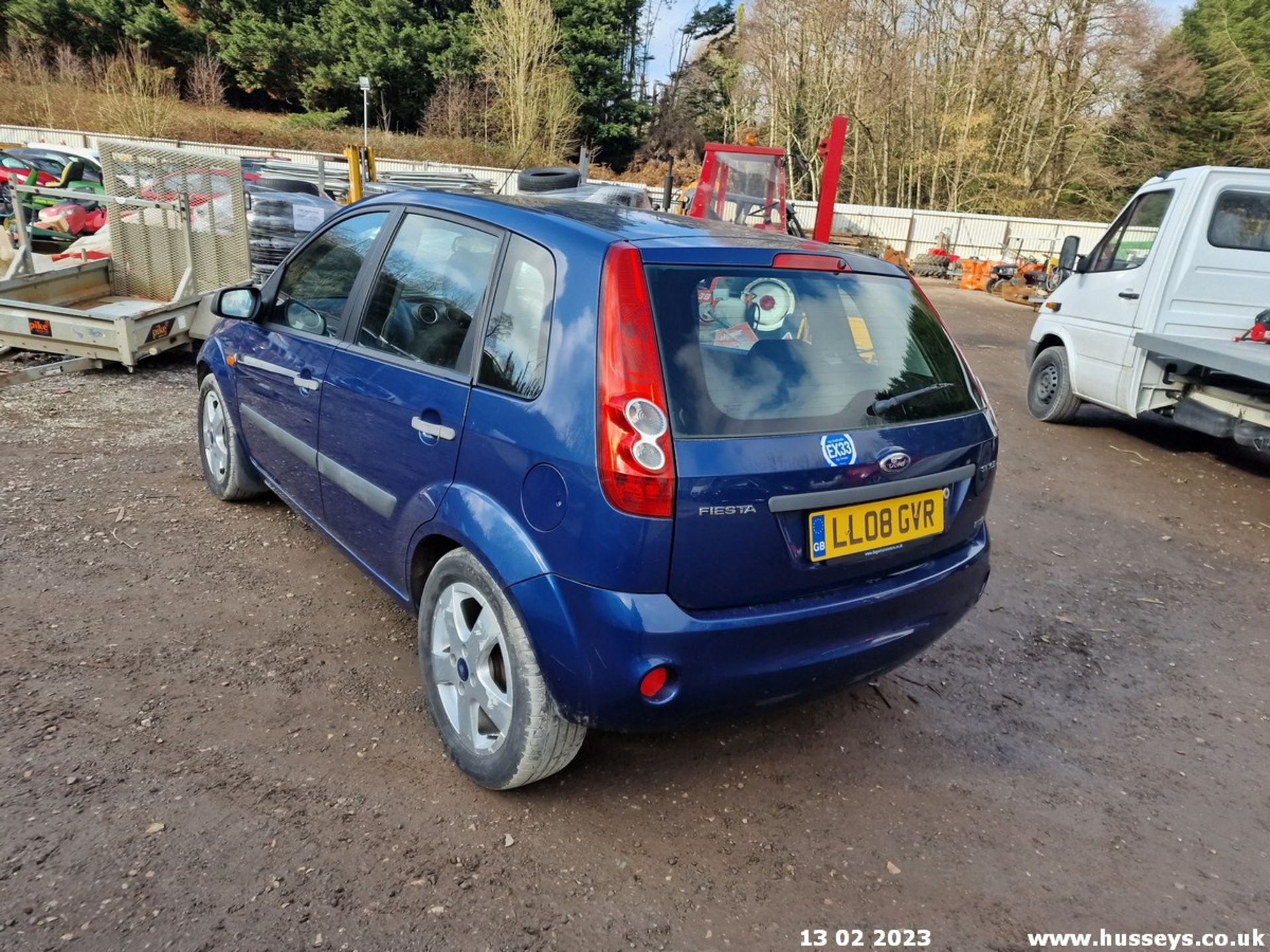 08/08 FORD FIESTA STYLE CLIMATE D - 1399cc 5dr Hatchback (Blue, 82k) - Image 13 of 29