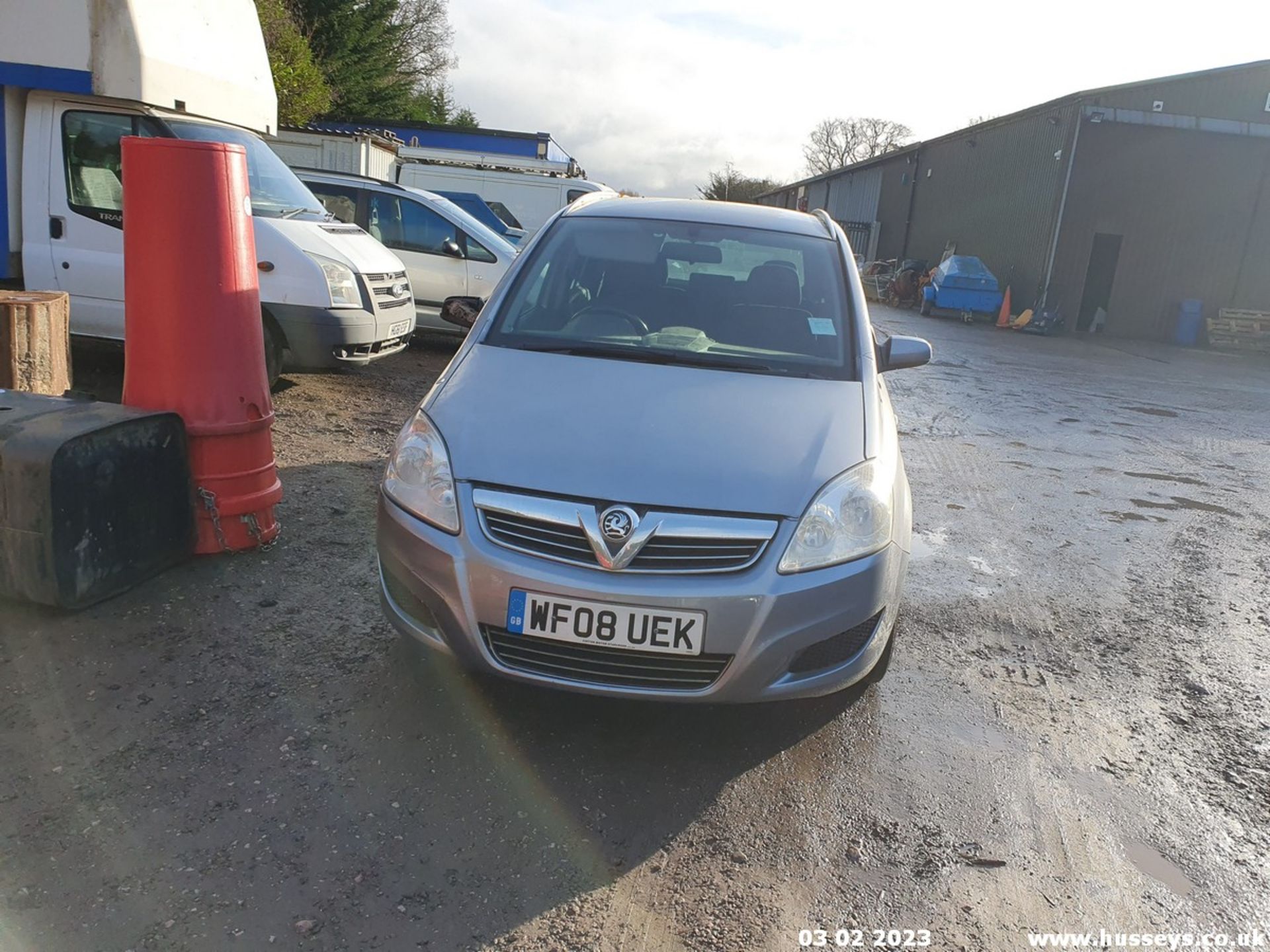 08/08 VAUXHALL ZAFIRA BREEZE - 1598cc 5dr MPV (Silver, 162k) - Image 13 of 44