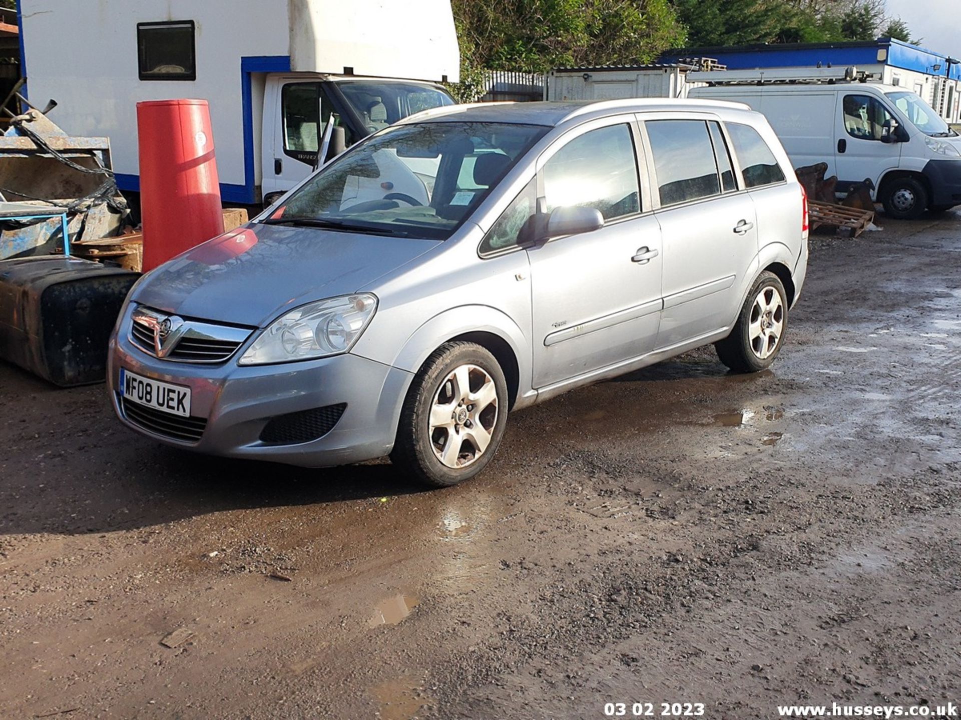 08/08 VAUXHALL ZAFIRA BREEZE - 1598cc 5dr MPV (Silver, 162k) - Image 29 of 44