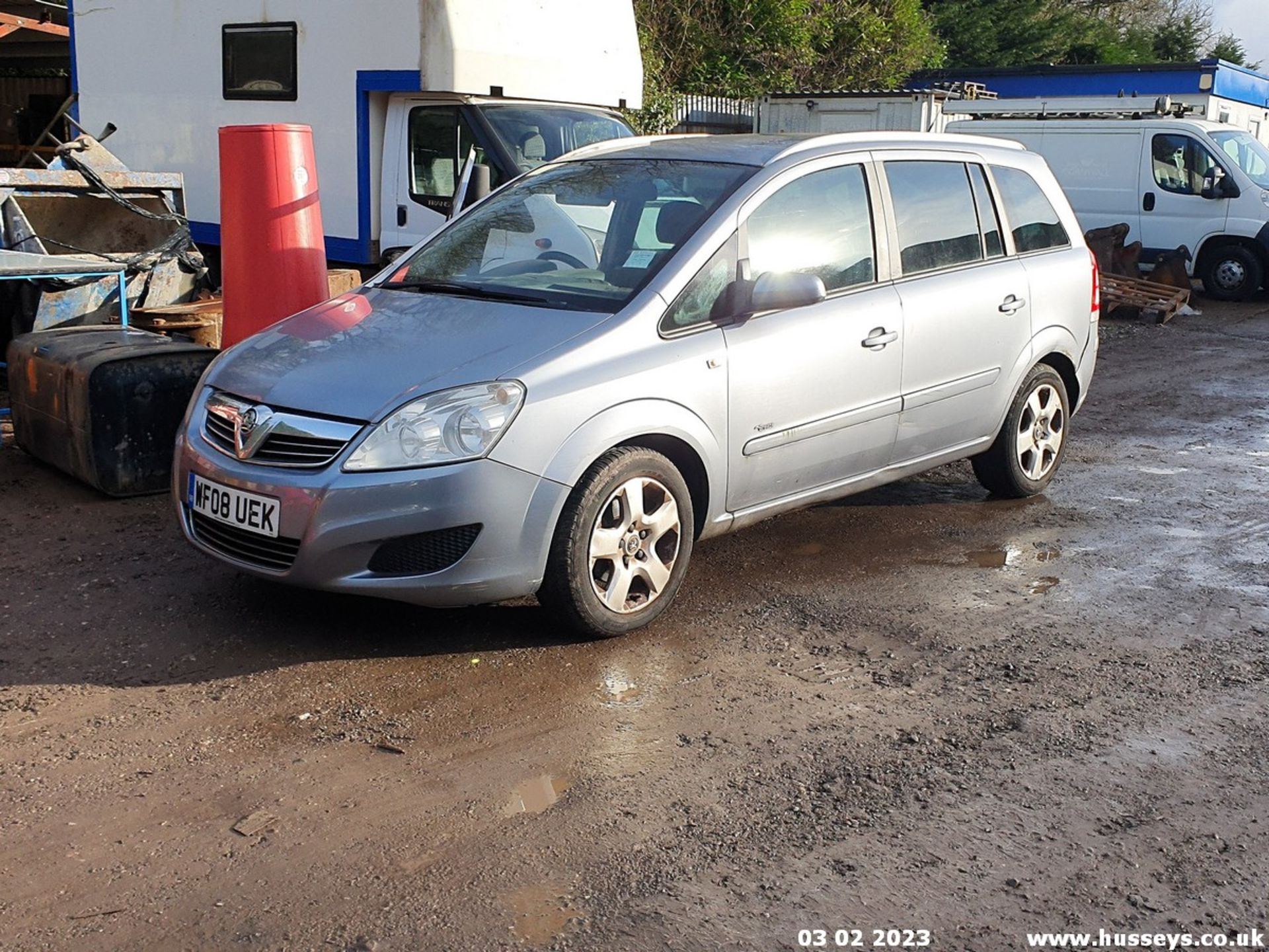 08/08 VAUXHALL ZAFIRA BREEZE - 1598cc 5dr MPV (Silver, 162k) - Image 30 of 44