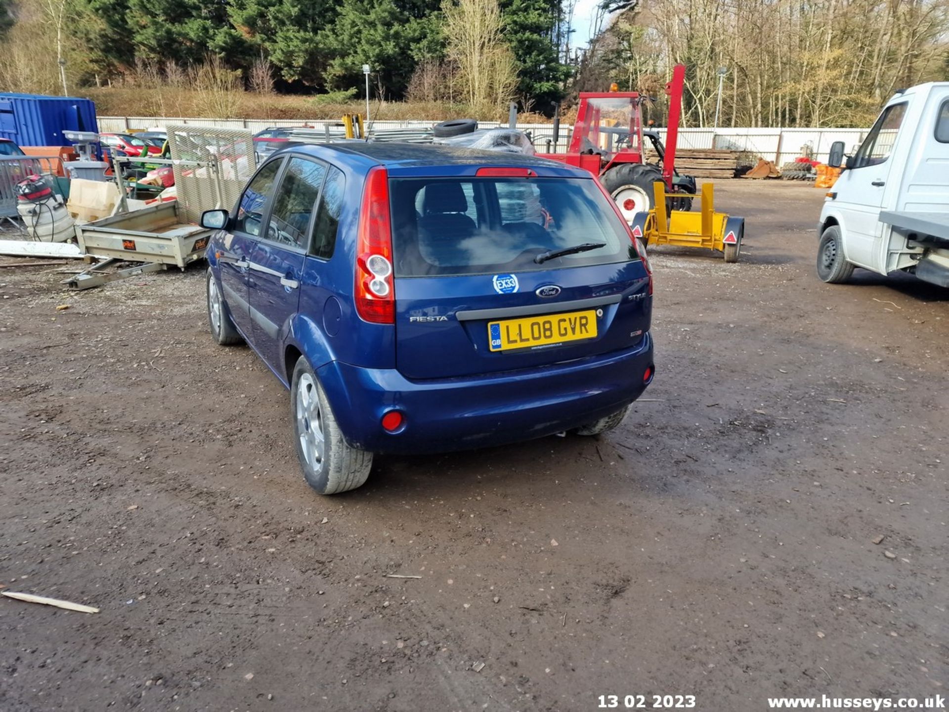 08/08 FORD FIESTA STYLE CLIMATE D - 1399cc 5dr Hatchback (Blue, 82k) - Image 14 of 29