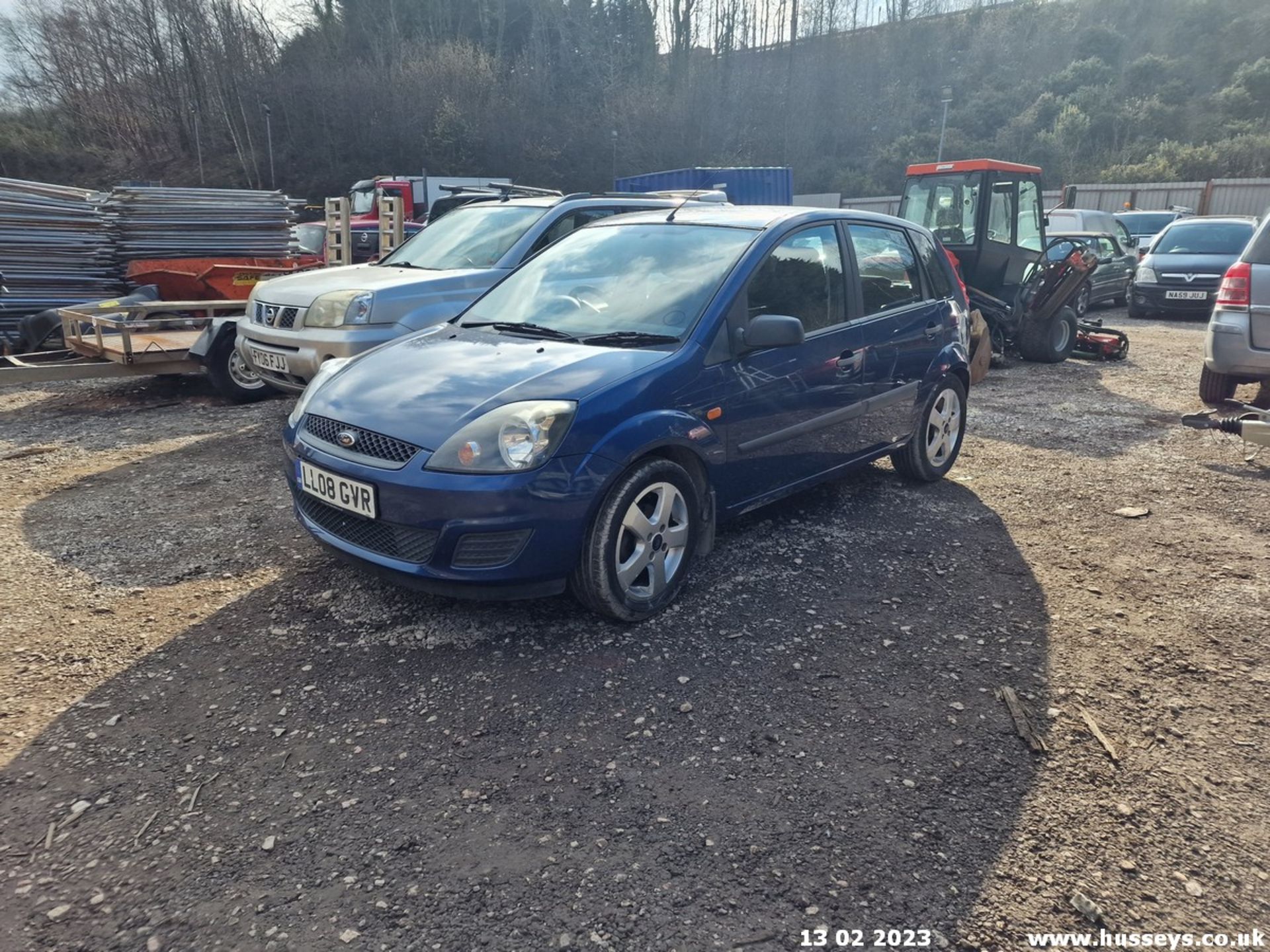 08/08 FORD FIESTA STYLE CLIMATE D - 1399cc 5dr Hatchback (Blue, 82k) - Image 26 of 29