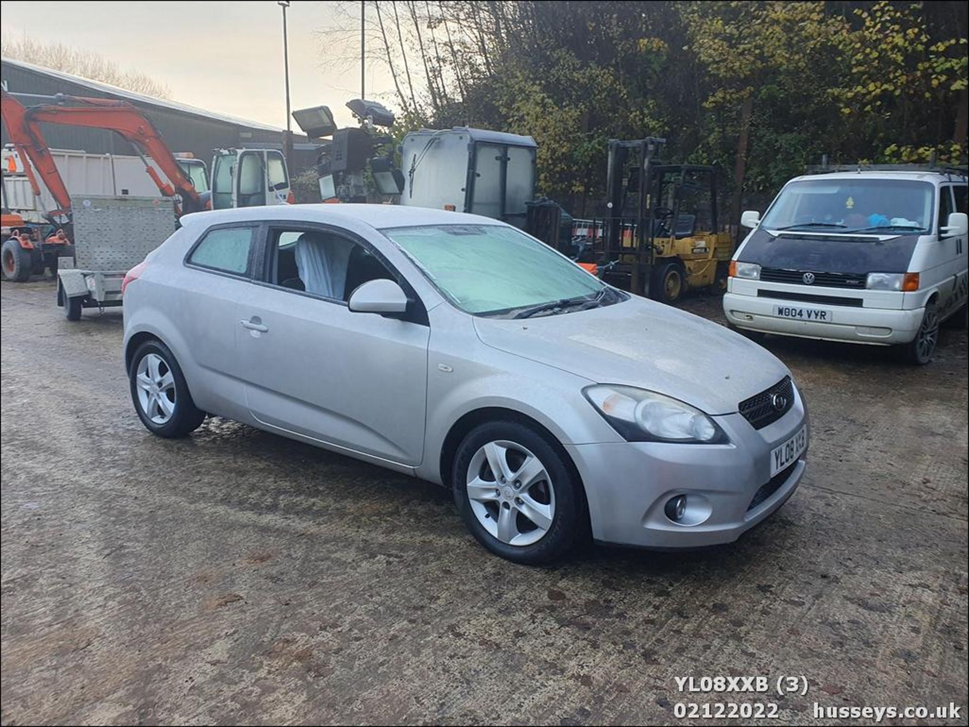 08/08 KIA PRO CEE'D ZR-7 - 1396cc 3dr Hatchback (Silver, 76k) - Image 4 of 32