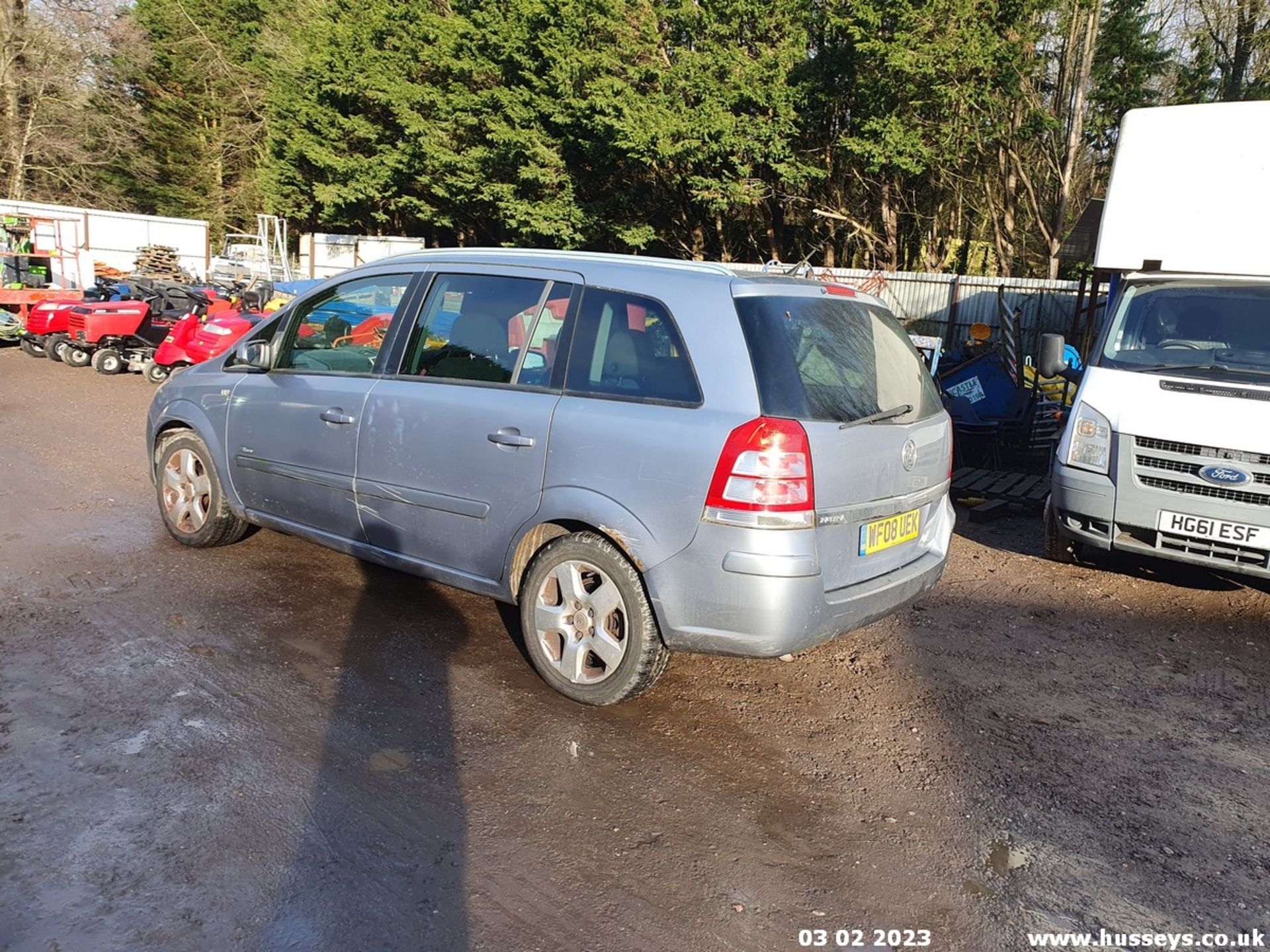 08/08 VAUXHALL ZAFIRA BREEZE - 1598cc 5dr MPV (Silver, 162k) - Image 3 of 44