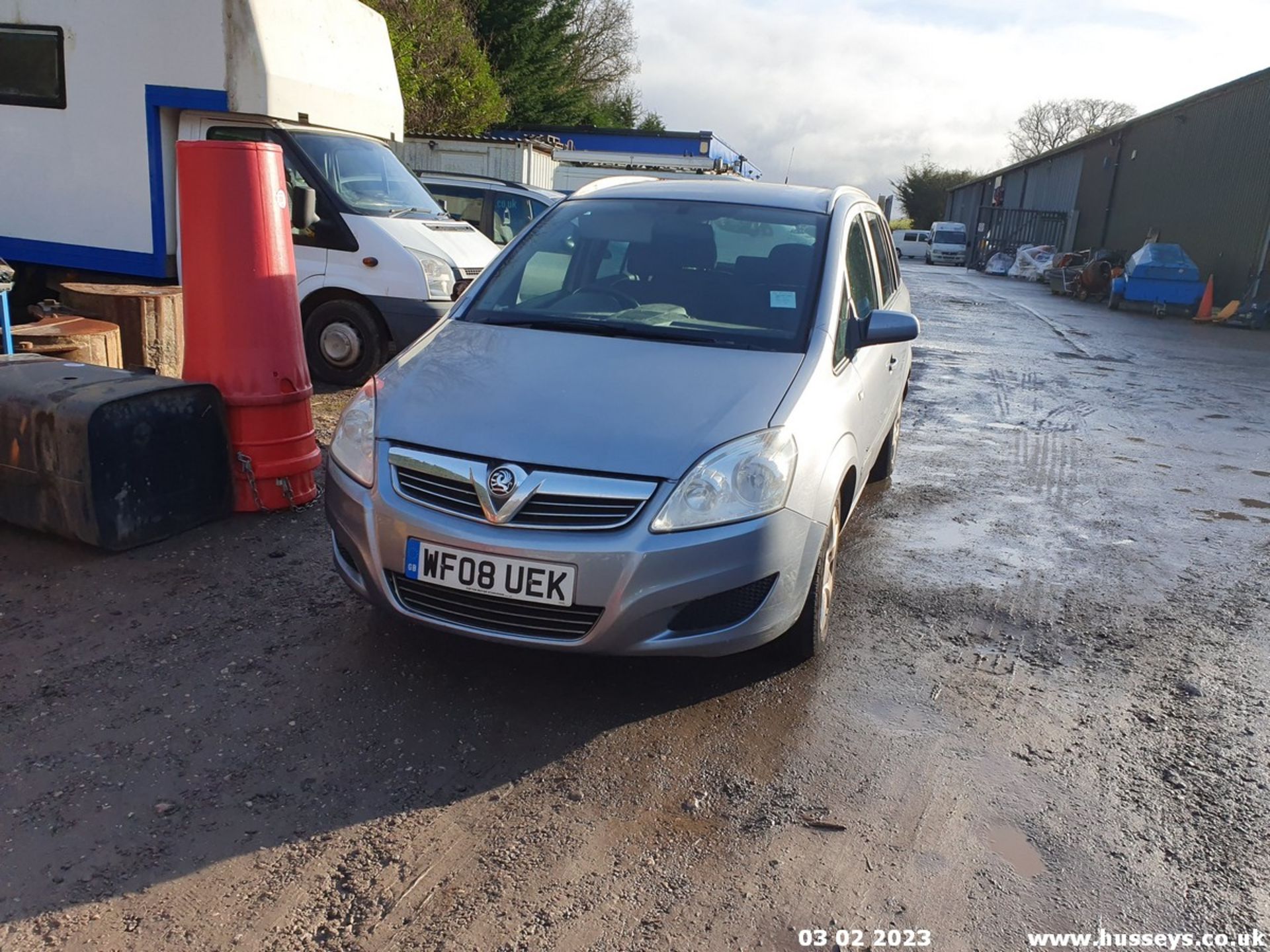 08/08 VAUXHALL ZAFIRA BREEZE - 1598cc 5dr MPV (Silver, 162k) - Image 12 of 44