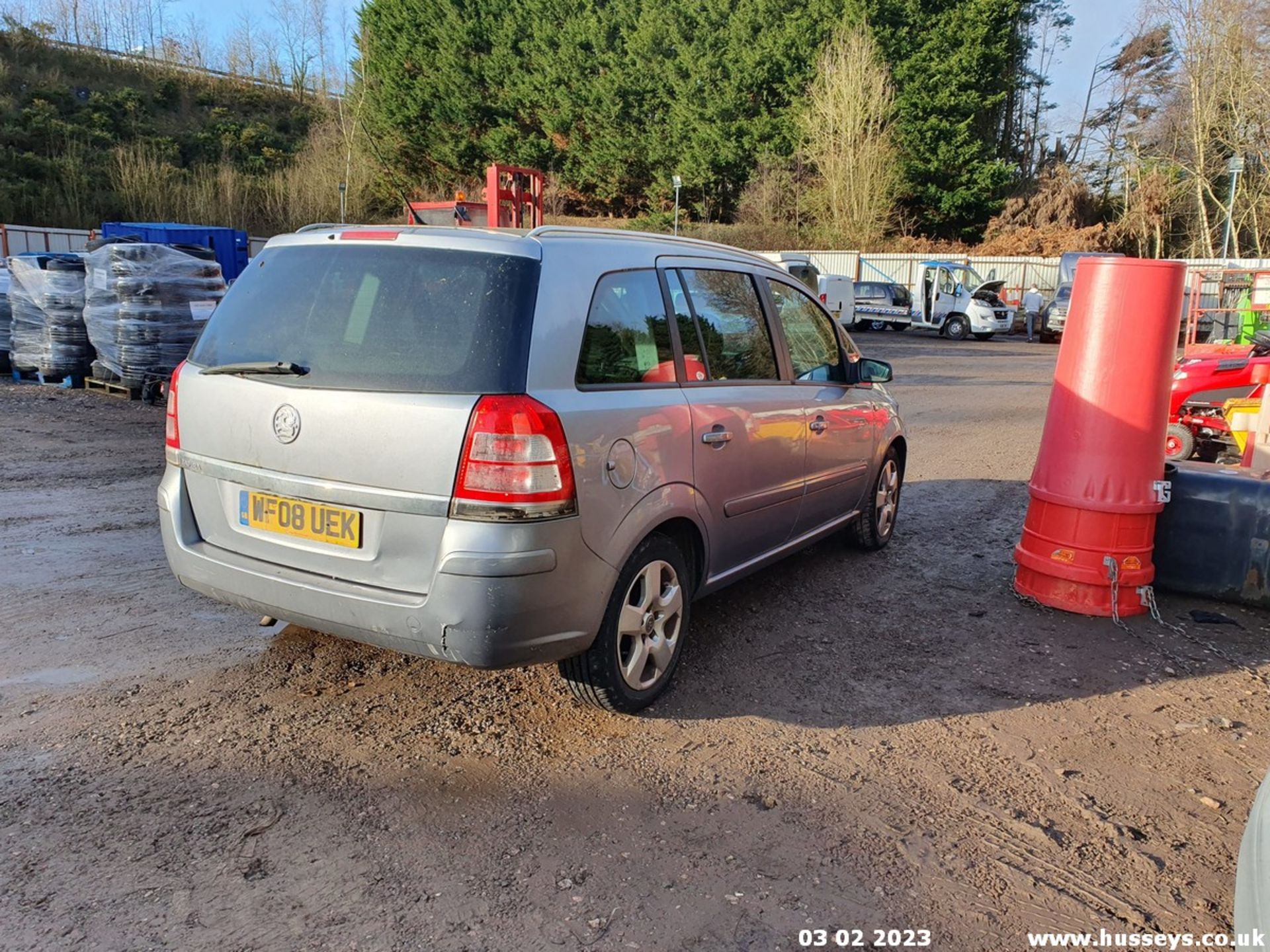 08/08 VAUXHALL ZAFIRA BREEZE - 1598cc 5dr MPV (Silver, 162k) - Image 20 of 44