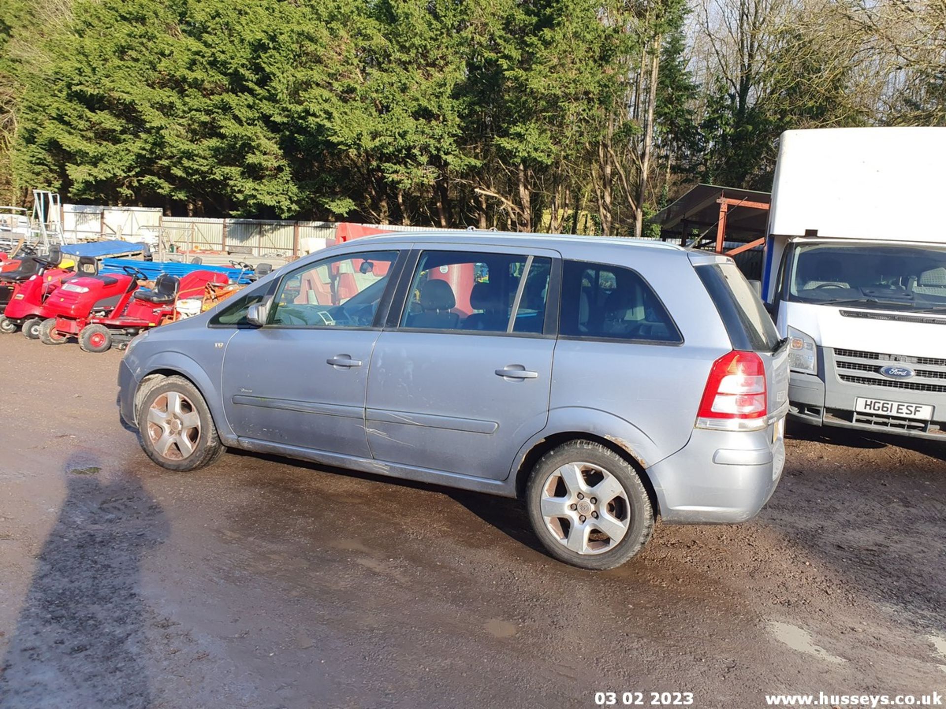 08/08 VAUXHALL ZAFIRA BREEZE - 1598cc 5dr MPV (Silver, 162k) - Image 4 of 44