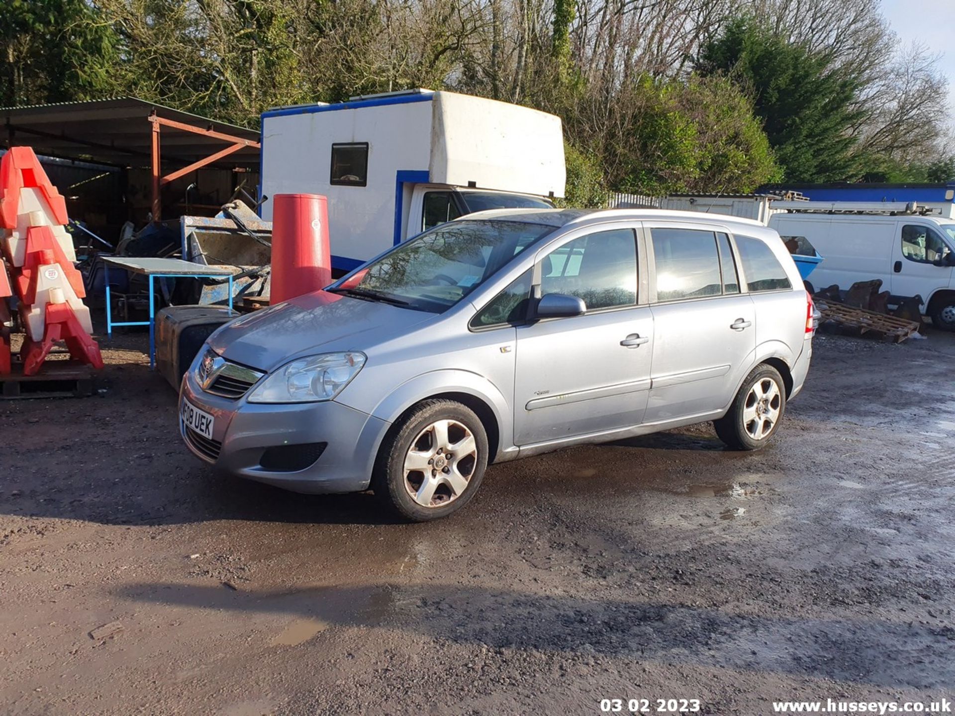 08/08 VAUXHALL ZAFIRA BREEZE - 1598cc 5dr MPV (Silver, 162k) - Image 9 of 44