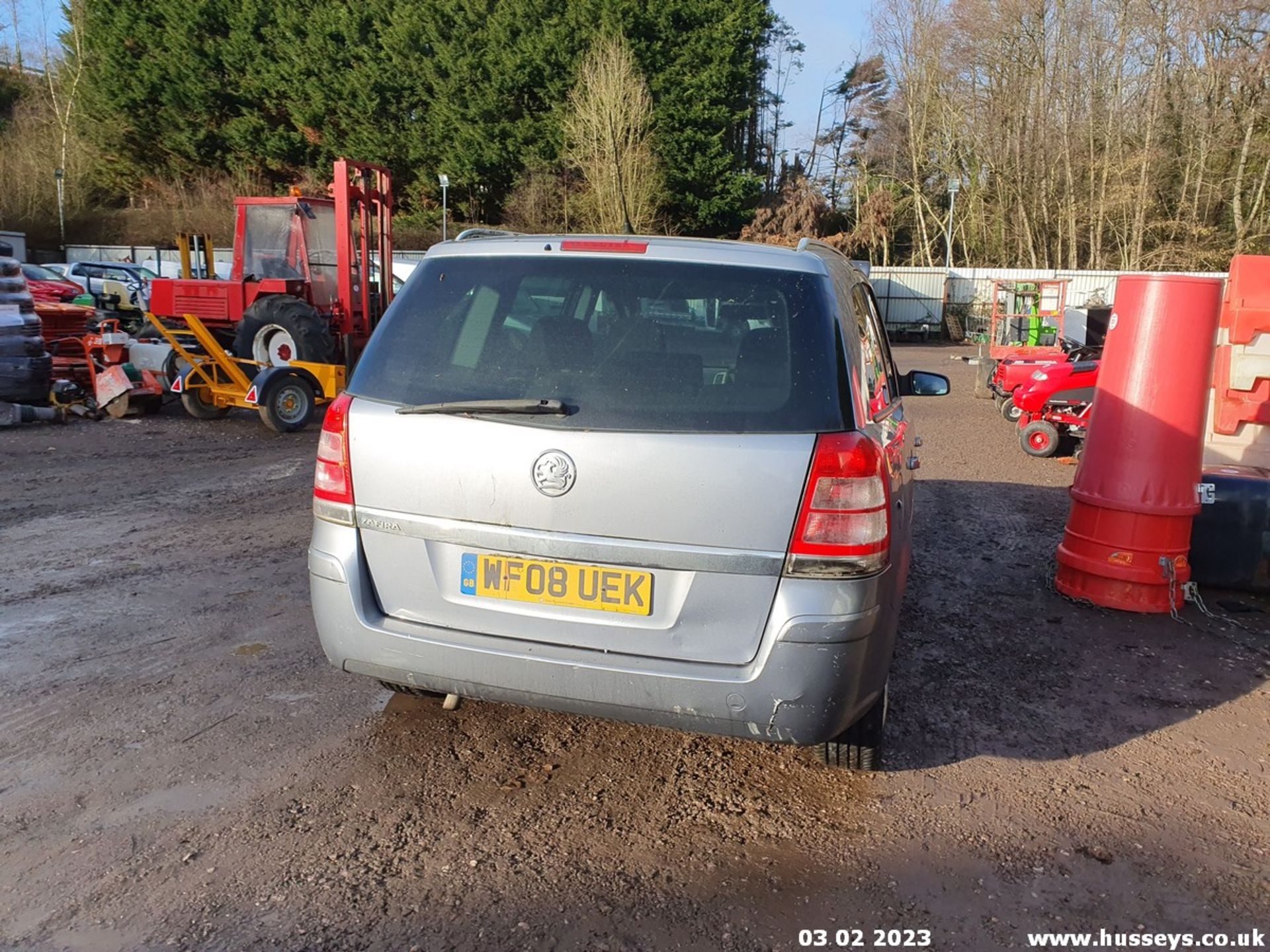 08/08 VAUXHALL ZAFIRA BREEZE - 1598cc 5dr MPV (Silver, 162k) - Image 22 of 44