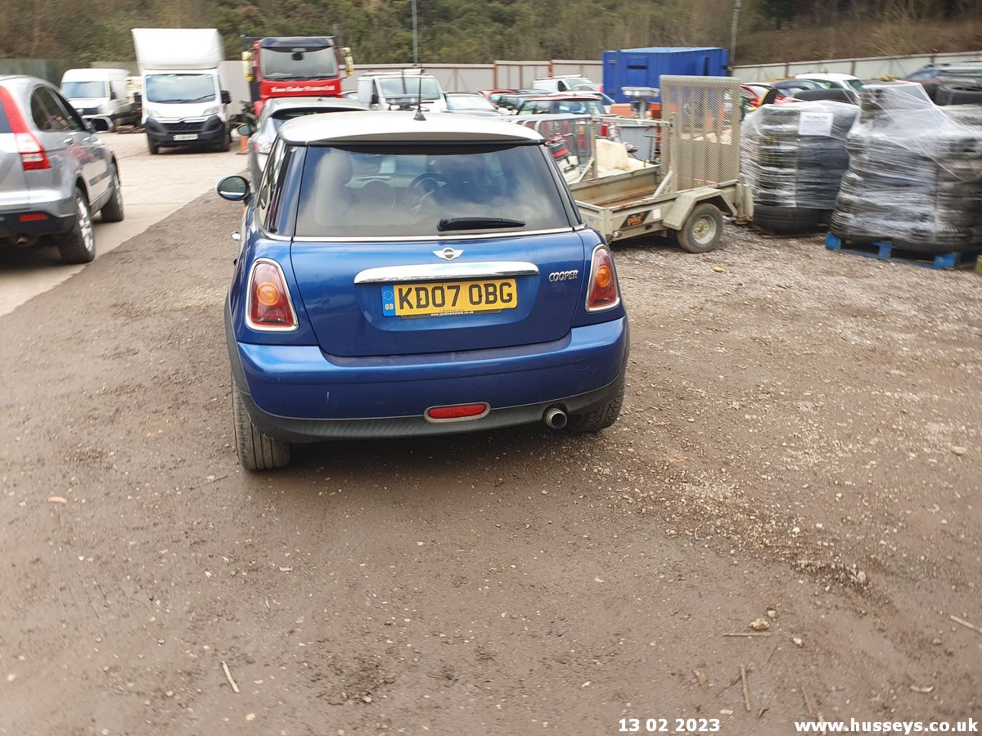 07/07 MINI COOPER - 1598cc 3dr Hatchback (Blue, 103k) - Image 6 of 50