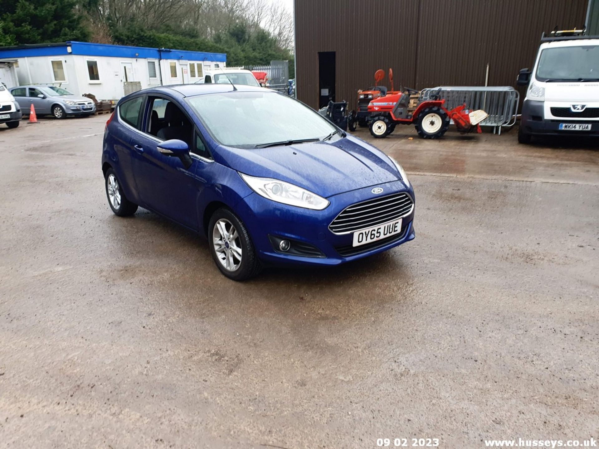 15/65 FORD FIESTA ZETEC TDCI - 1499cc 3dr Hatchback (Blue, 128k) - Image 3 of 48