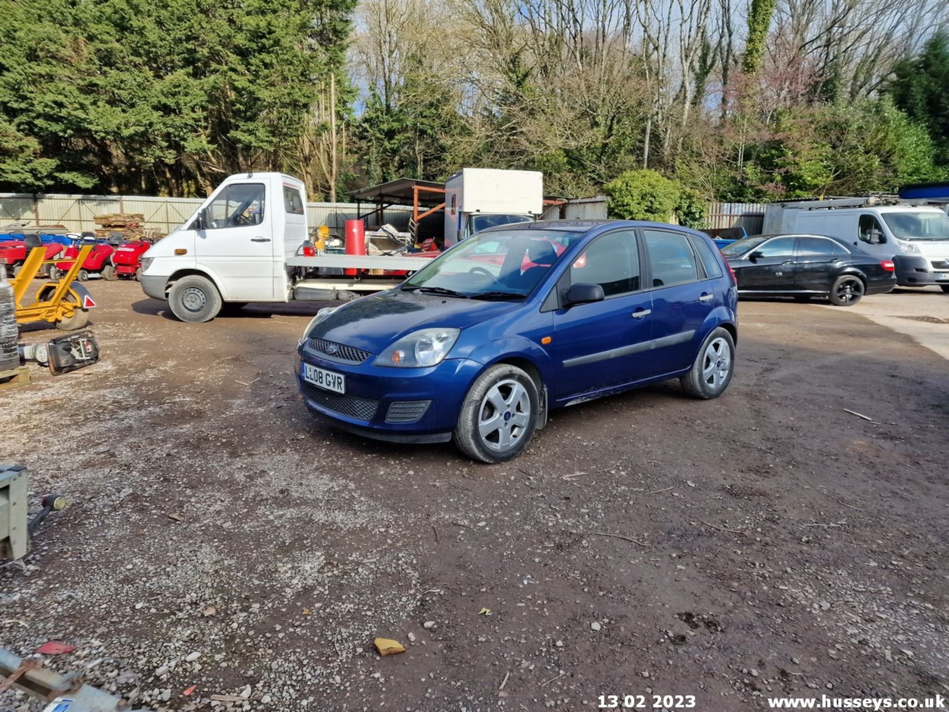 08/08 FORD FIESTA STYLE CLIMATE D - 1399cc 5dr Hatchback (Blue, 82k) - Image 7 of 29