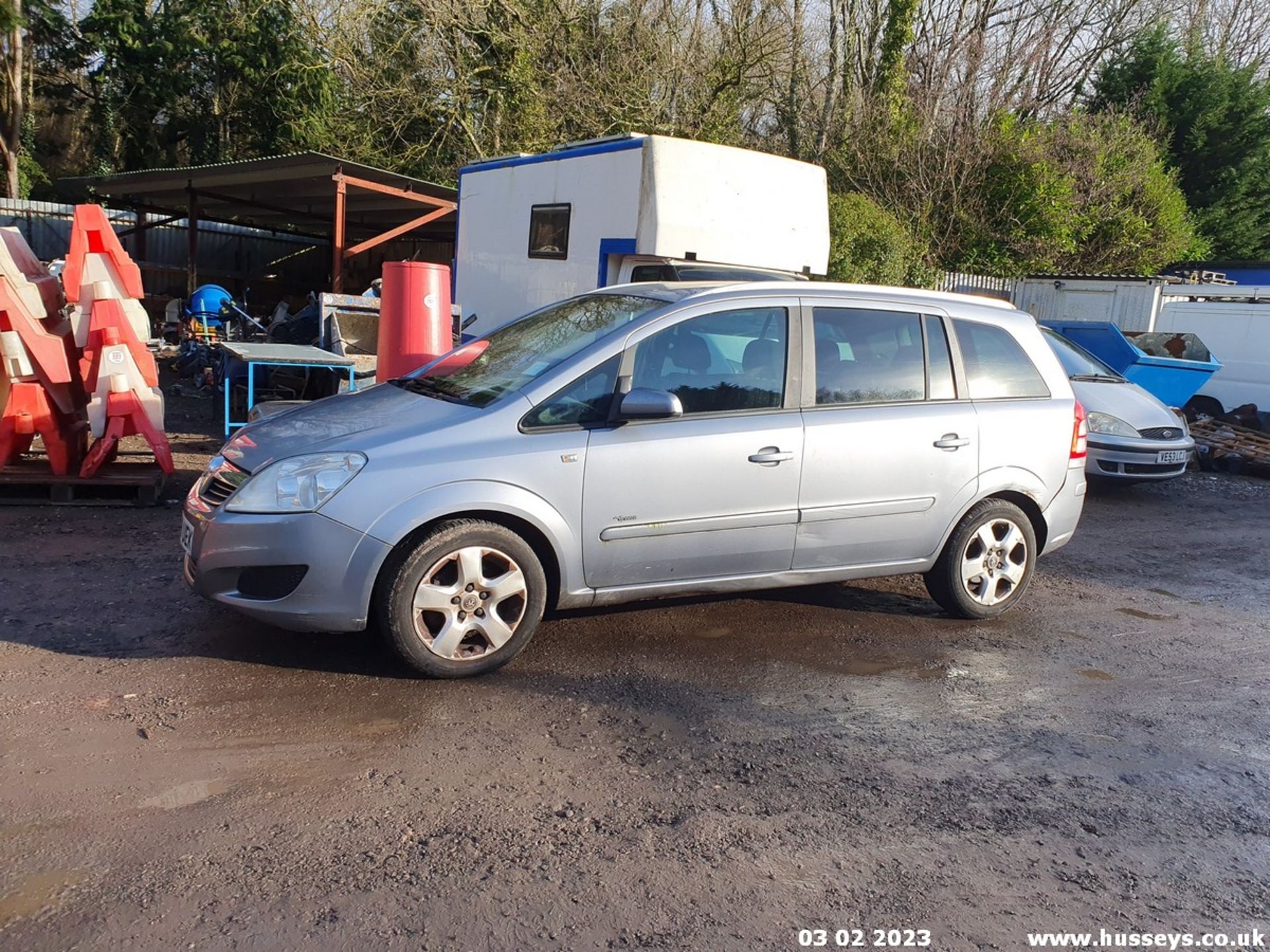 08/08 VAUXHALL ZAFIRA BREEZE - 1598cc 5dr MPV (Silver, 162k) - Image 8 of 44