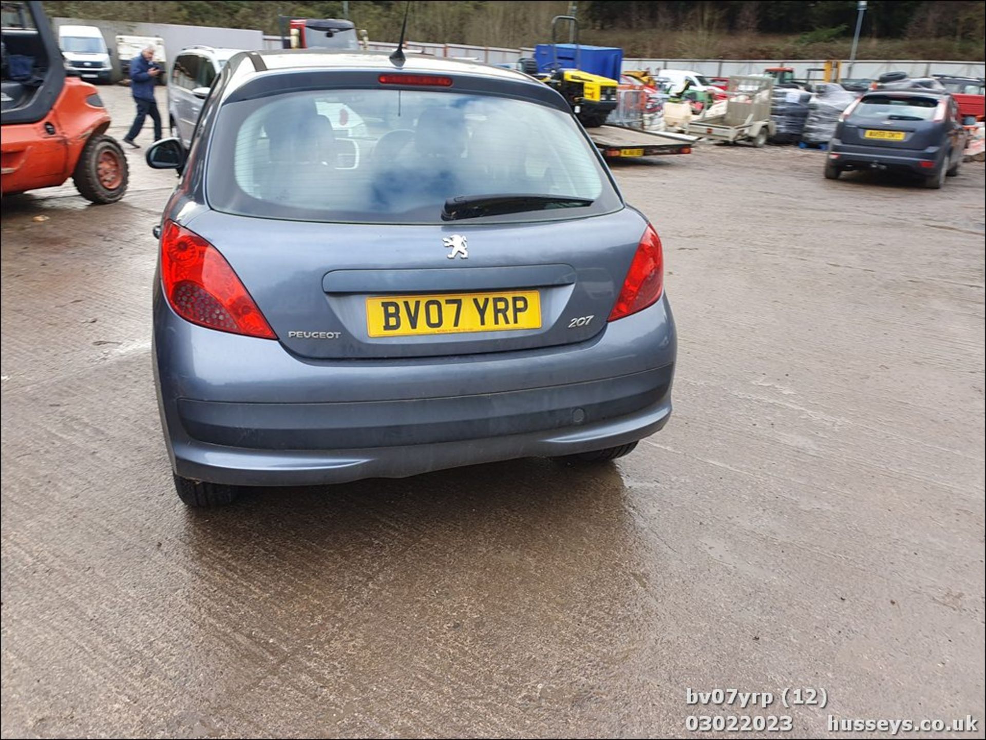 07/07 PEUGEOT 207 SPORT 87 - 1360cc 5dr Hatchback (Grey, 105k) - Image 12 of 43