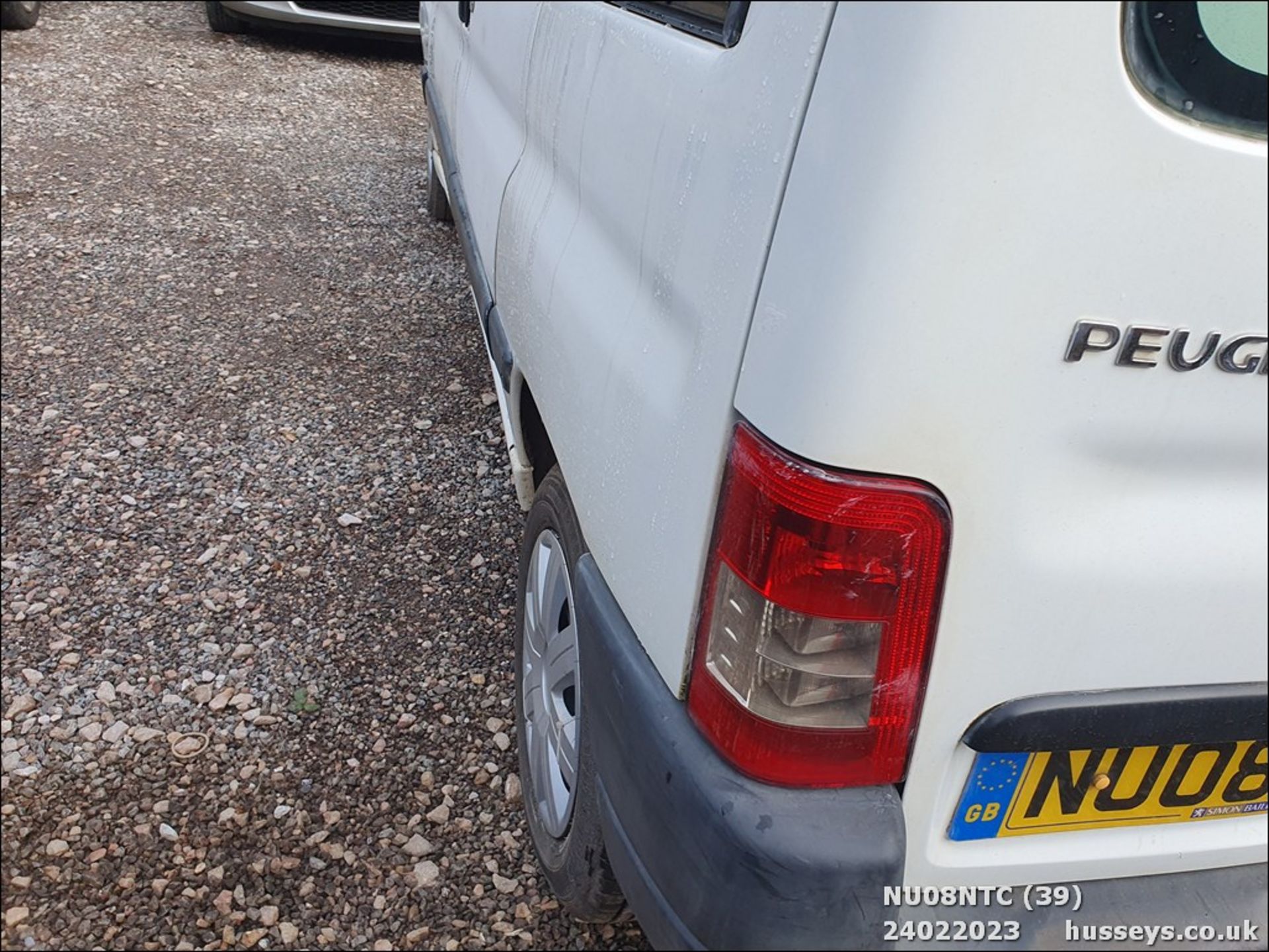 08/08 PEUGEOT PARTNER LX800 66KW - 1560cc Van (White, 119k) - Image 39 of 46